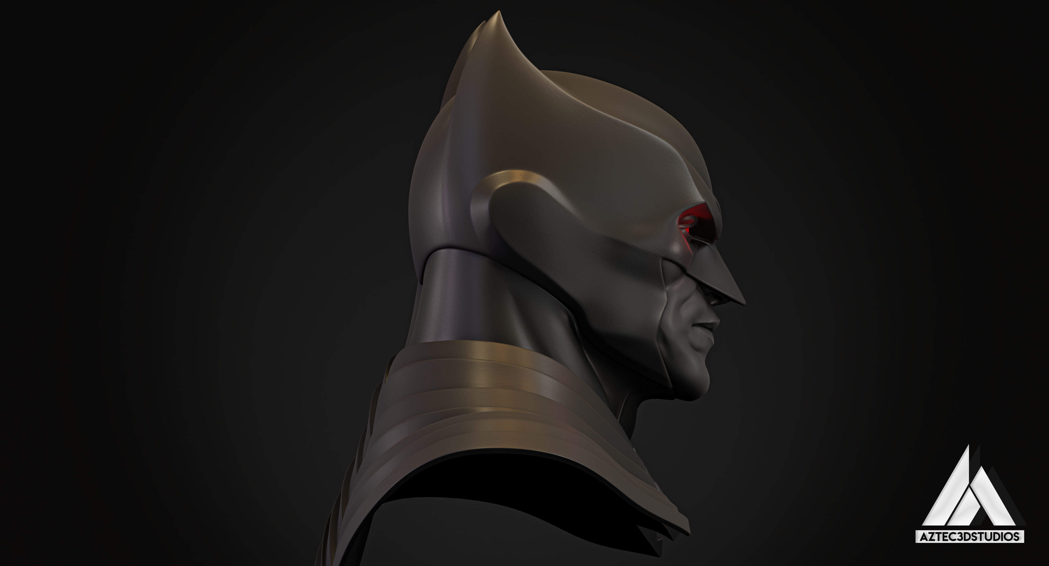 Batman Flashpoint Cowl 3D Printing STL 3D print model_3