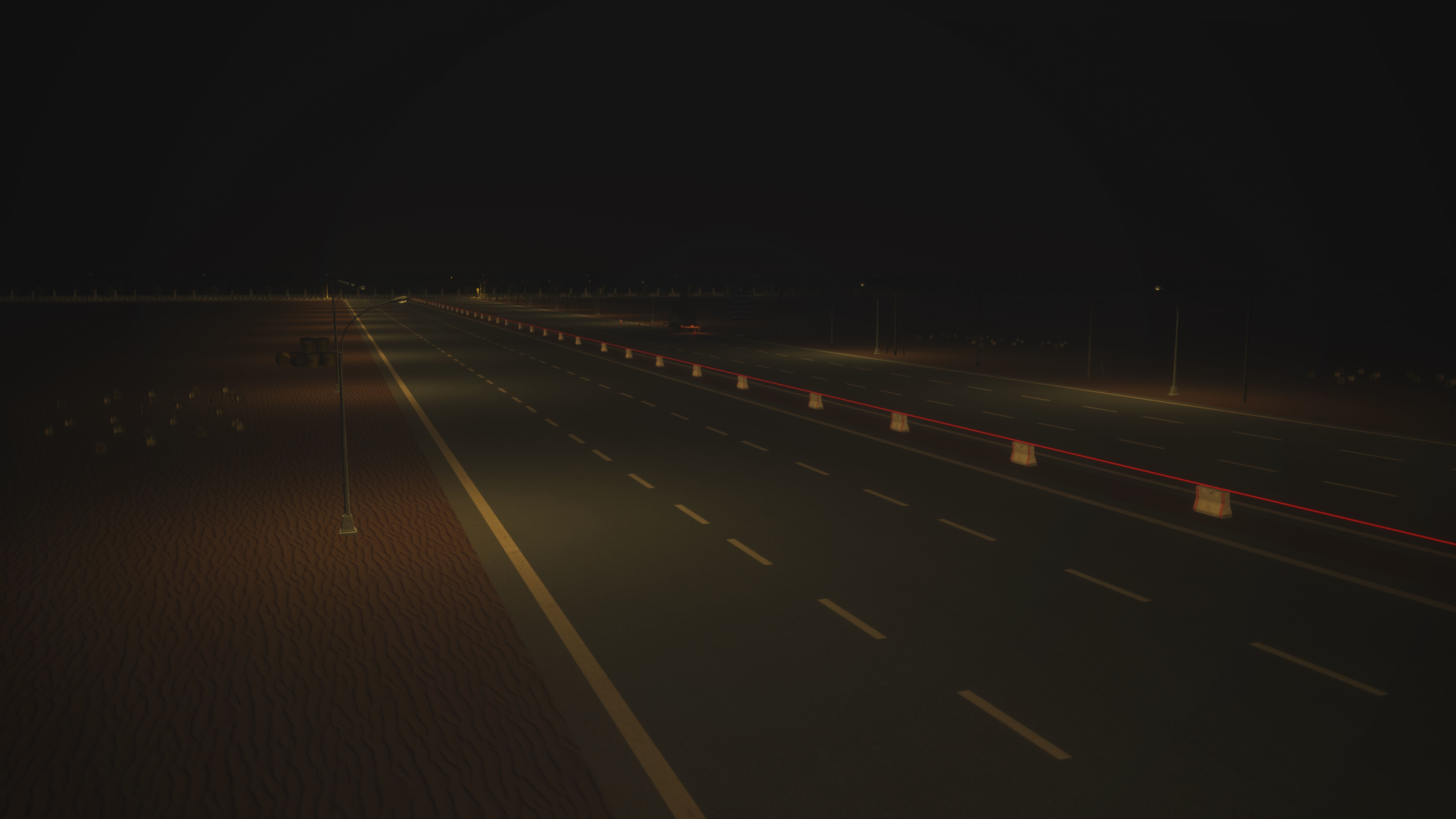 Arab city ksa Low-poly 3D model_3