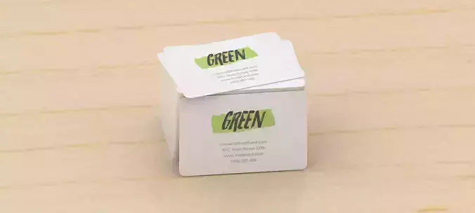 3D Business card nature standard 3D print model