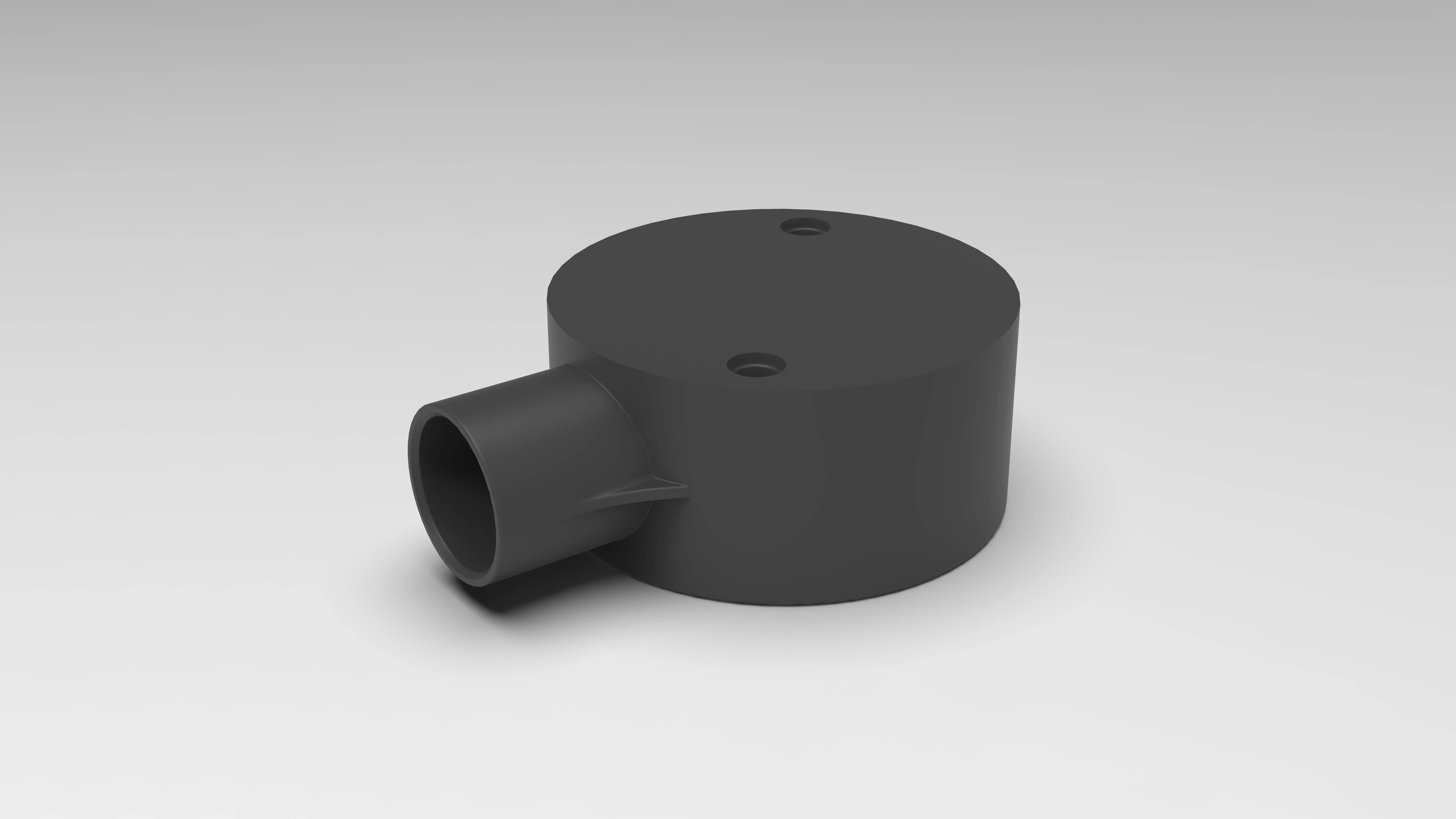 20mm-1-way-Junction-Box plastic pipe 3D print model