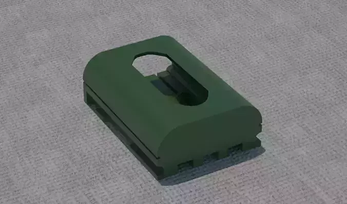 Canon Li-ion Power replacement as battery  3D print model