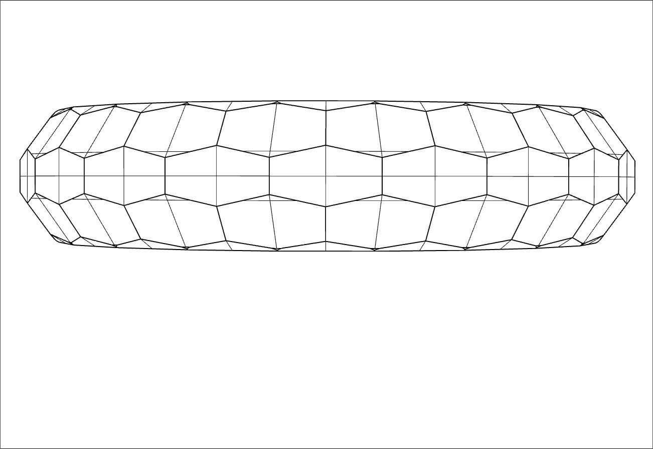 Multi-facet gold ring 3D print model_11