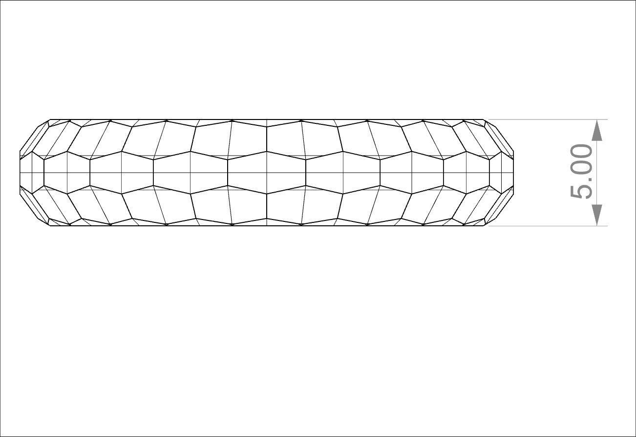 Multi-facet gold ring 3D print model_6