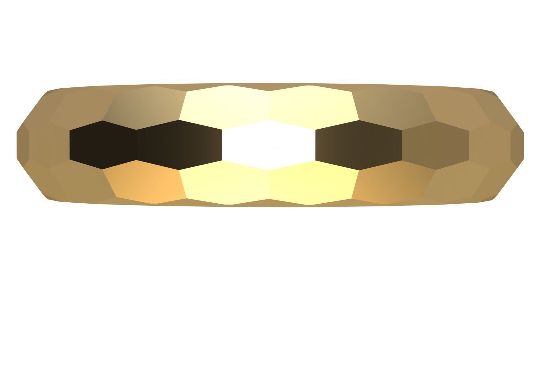 Multi-facet gold ring 3D print model_10