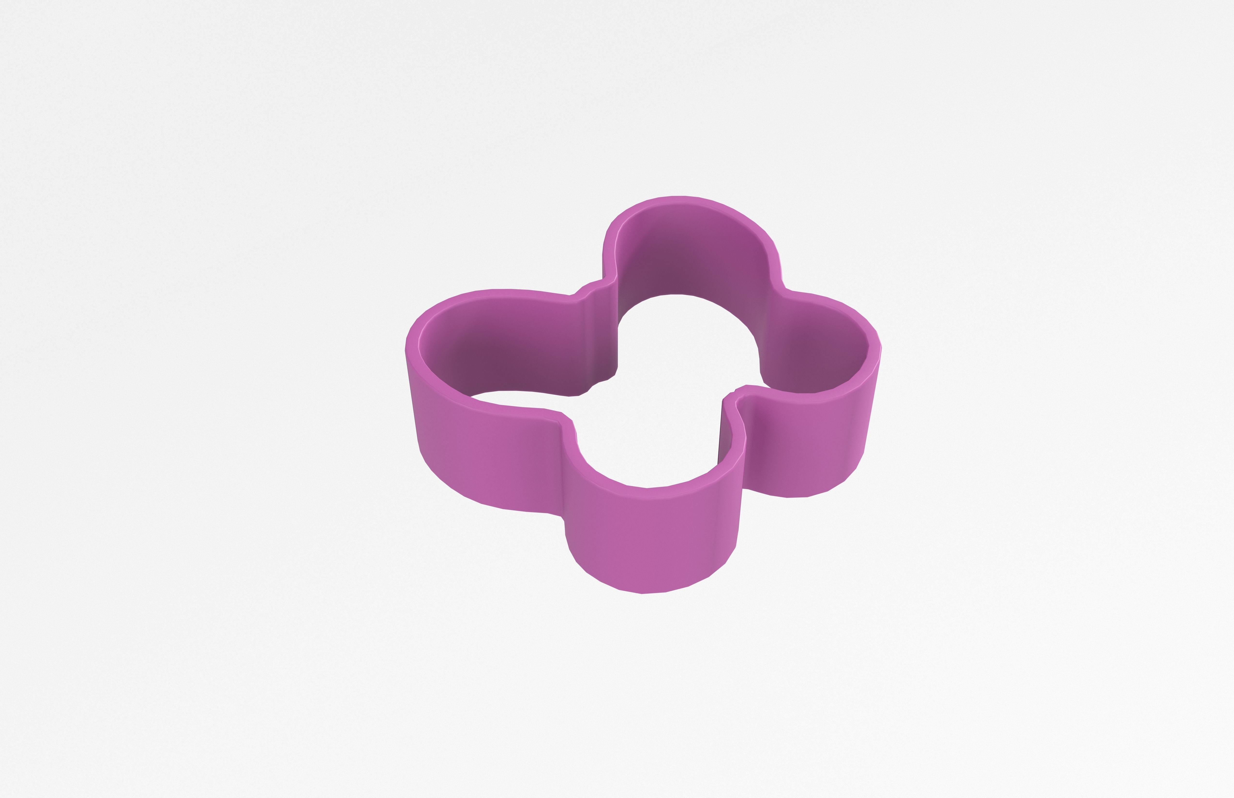 Butterfly Cookie Cutter v1 005 Low-poly 3D model_4