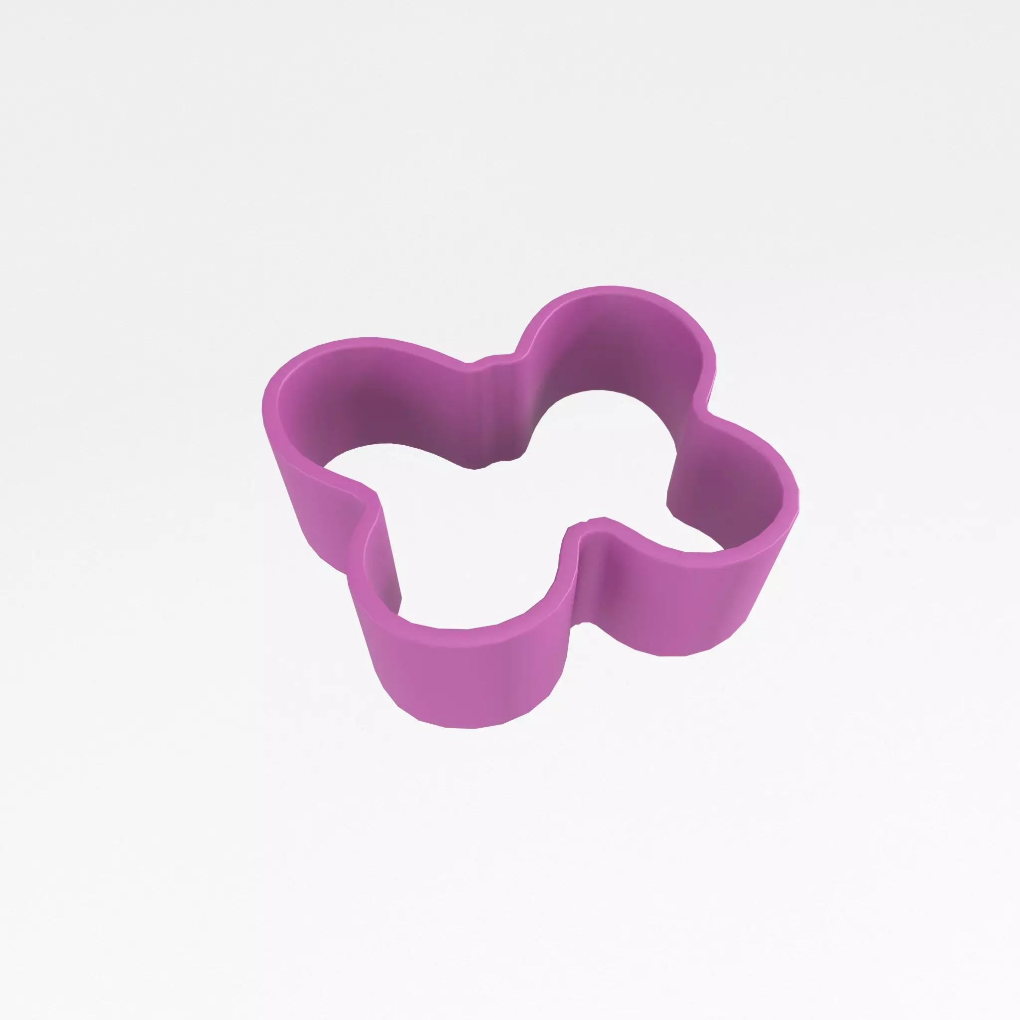 Butterfly Cookie Cutter v1 005 Low-poly 3D model_0