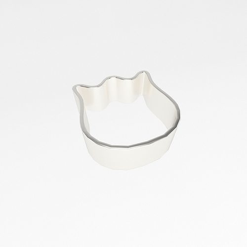 Flower Cookie Cutter v1 001 Low-poly 3D model