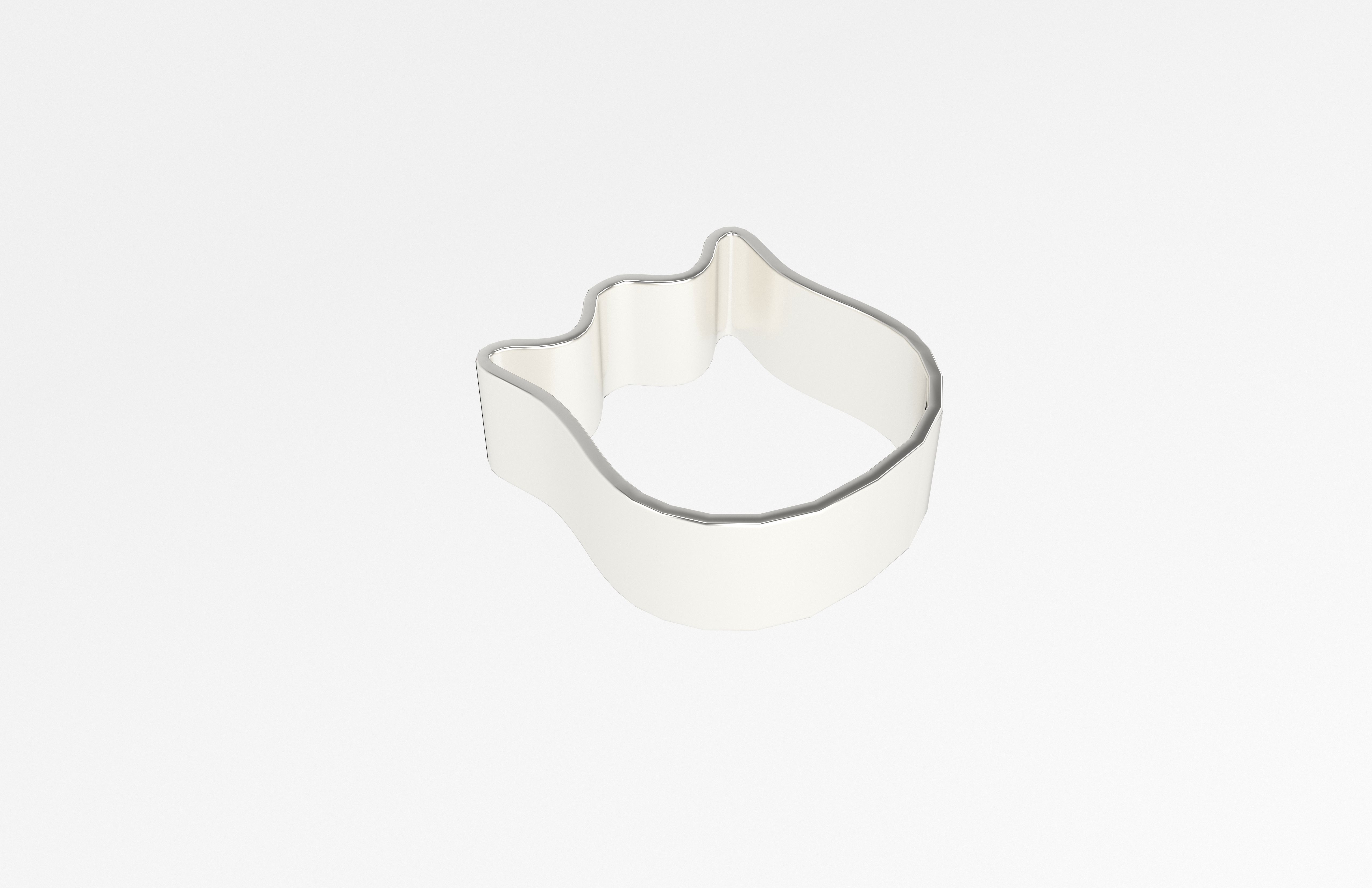 Flower Cookie Cutter v1 001 Low-poly 3D model_3