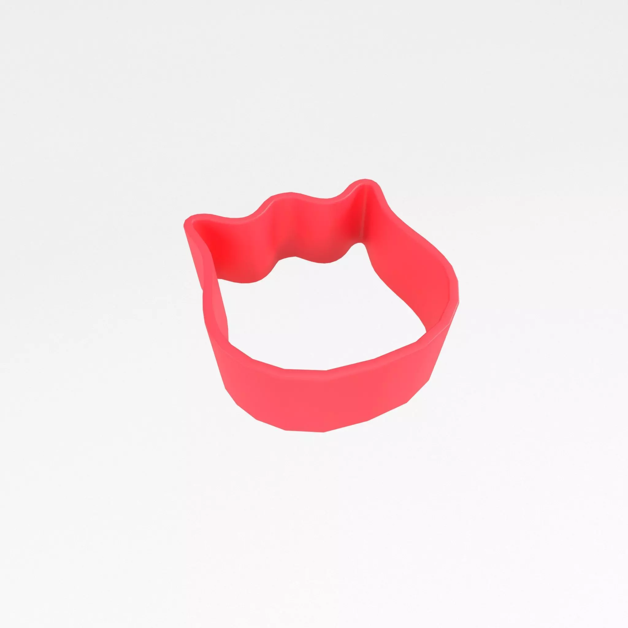 Flower Cookie Cutter v1 004 Low-poly 3D model_0