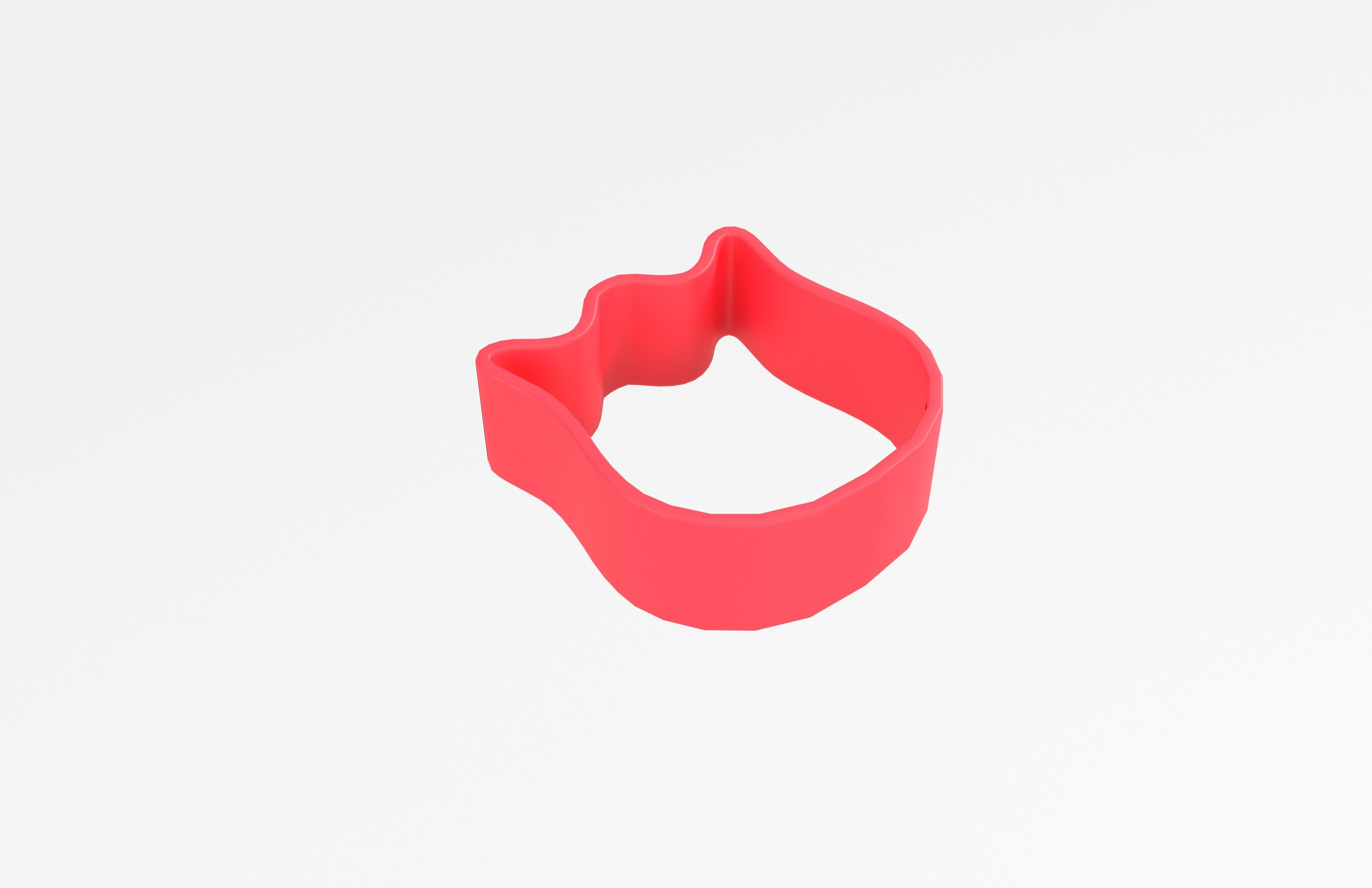 Flower Cookie Cutter v1 004 Low-poly 3D model_3