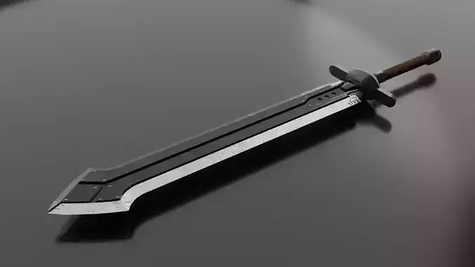 Iron Blade - Final Fantasy VII Remake 3D model