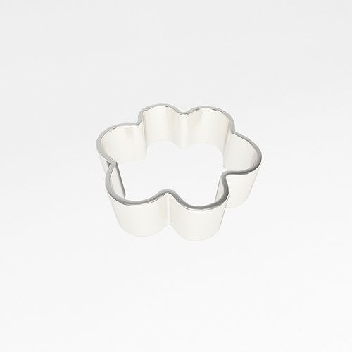 Flower Cookie Cutter v2 001 Low-poly 3D model
