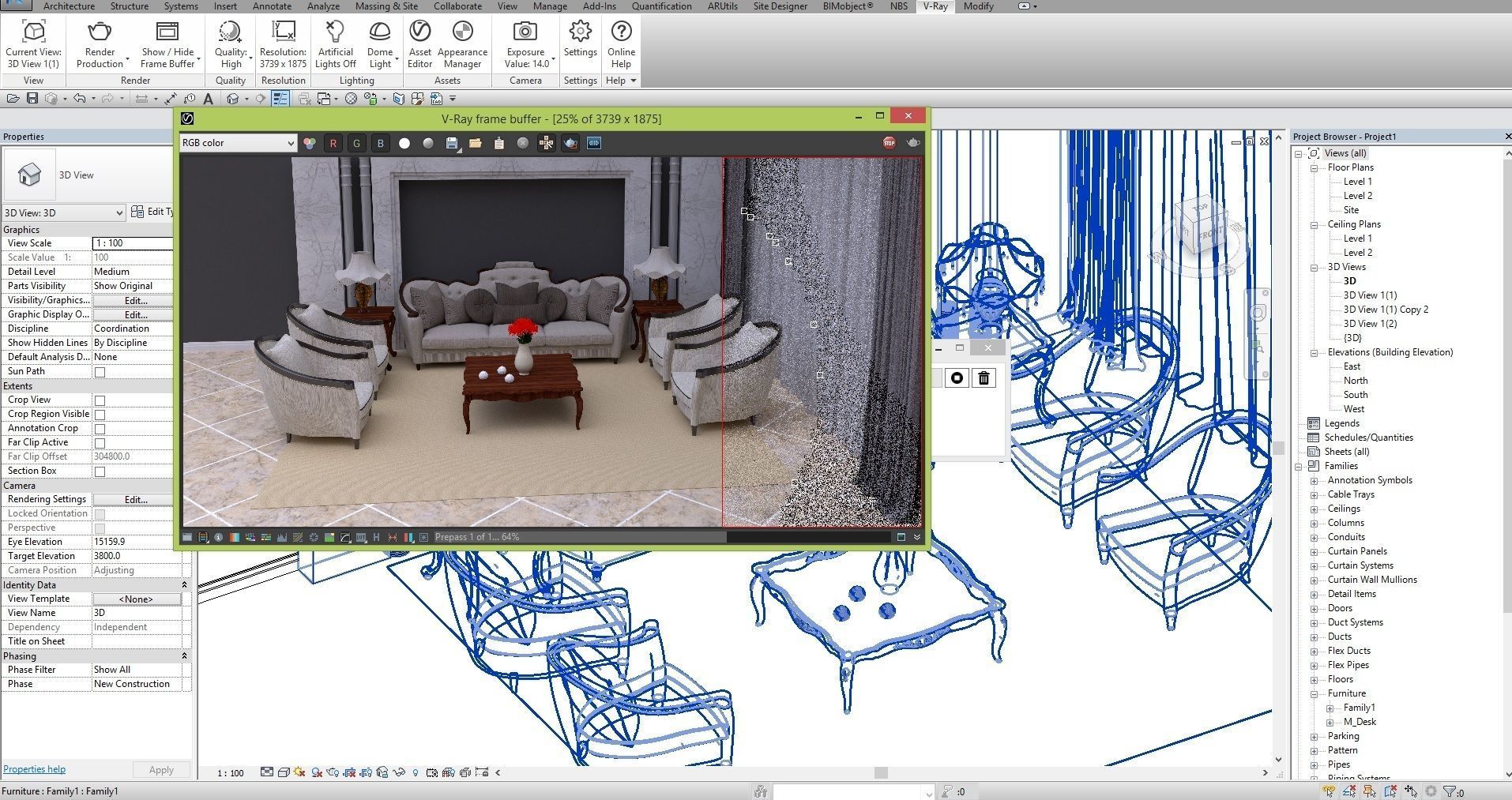 REVIT SETTING AREA 3D model_3