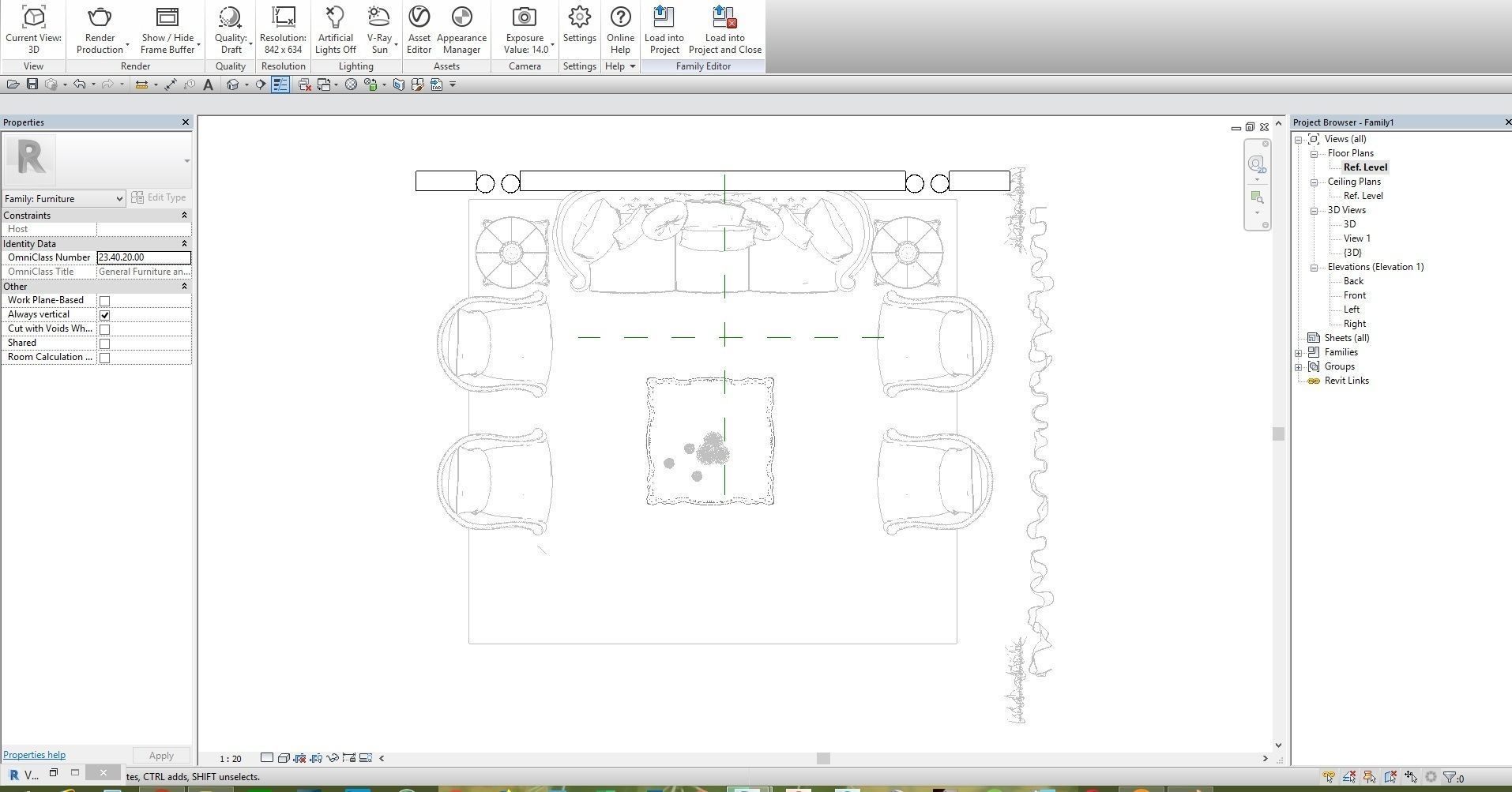 REVIT SETTING AREA 3D model_7