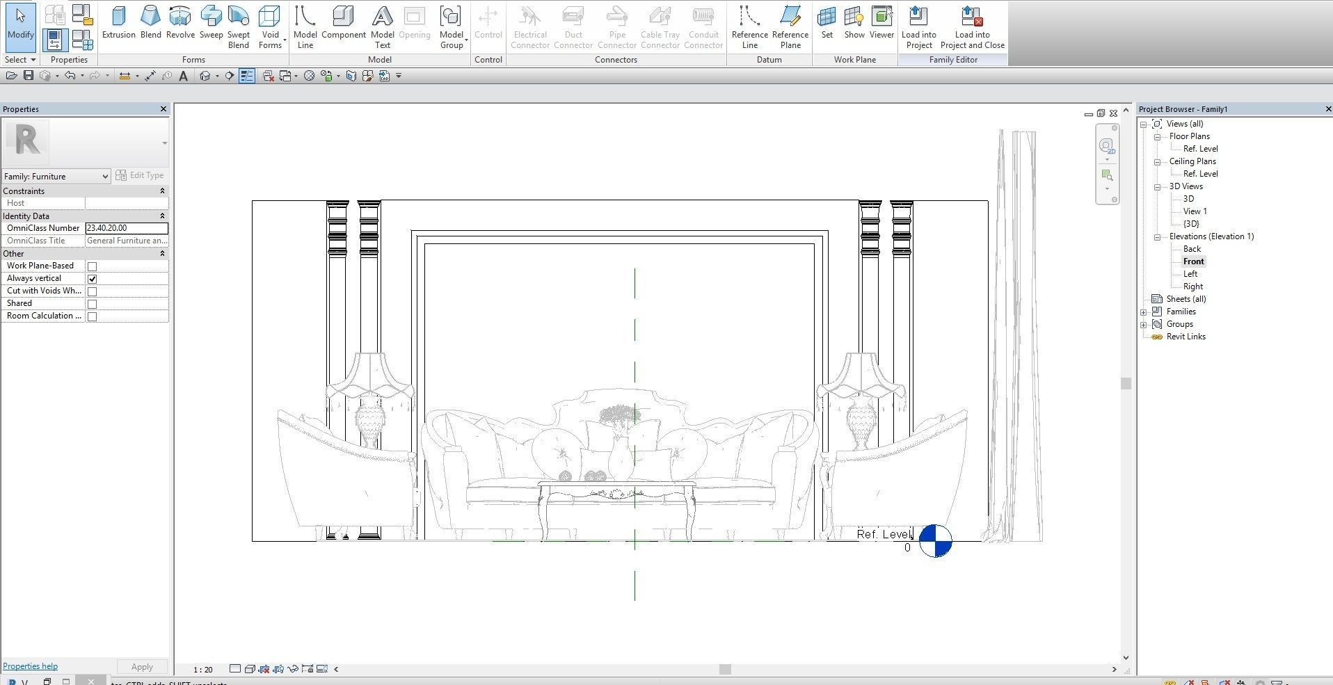 REVIT SETTING AREA 3D model_8