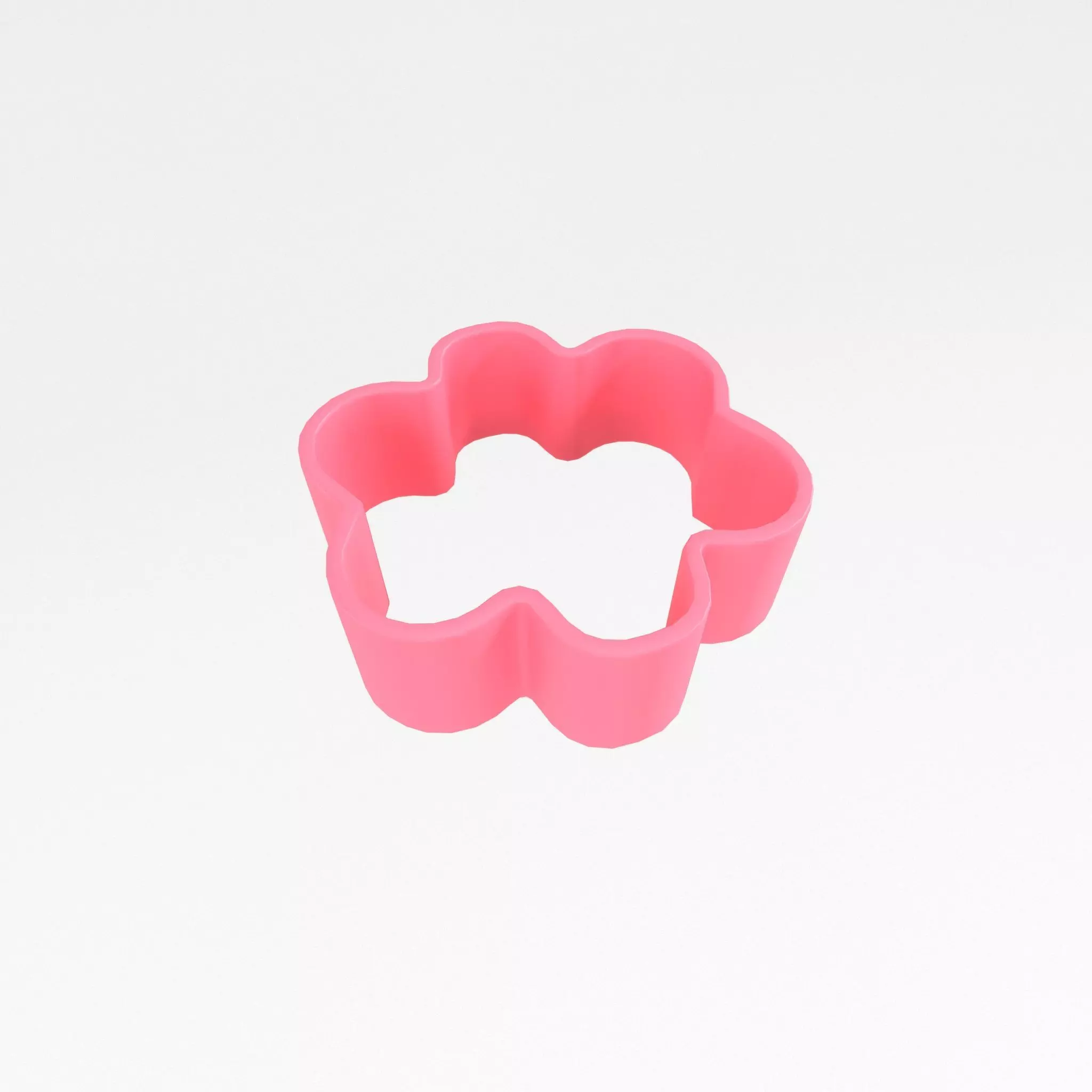 Flower Cookie Cutter v2 003 Low-poly 3D model_0