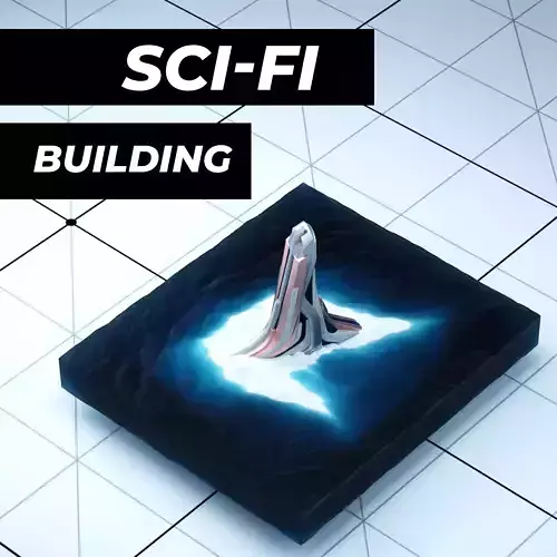 Futuristic Sci Fi Building 