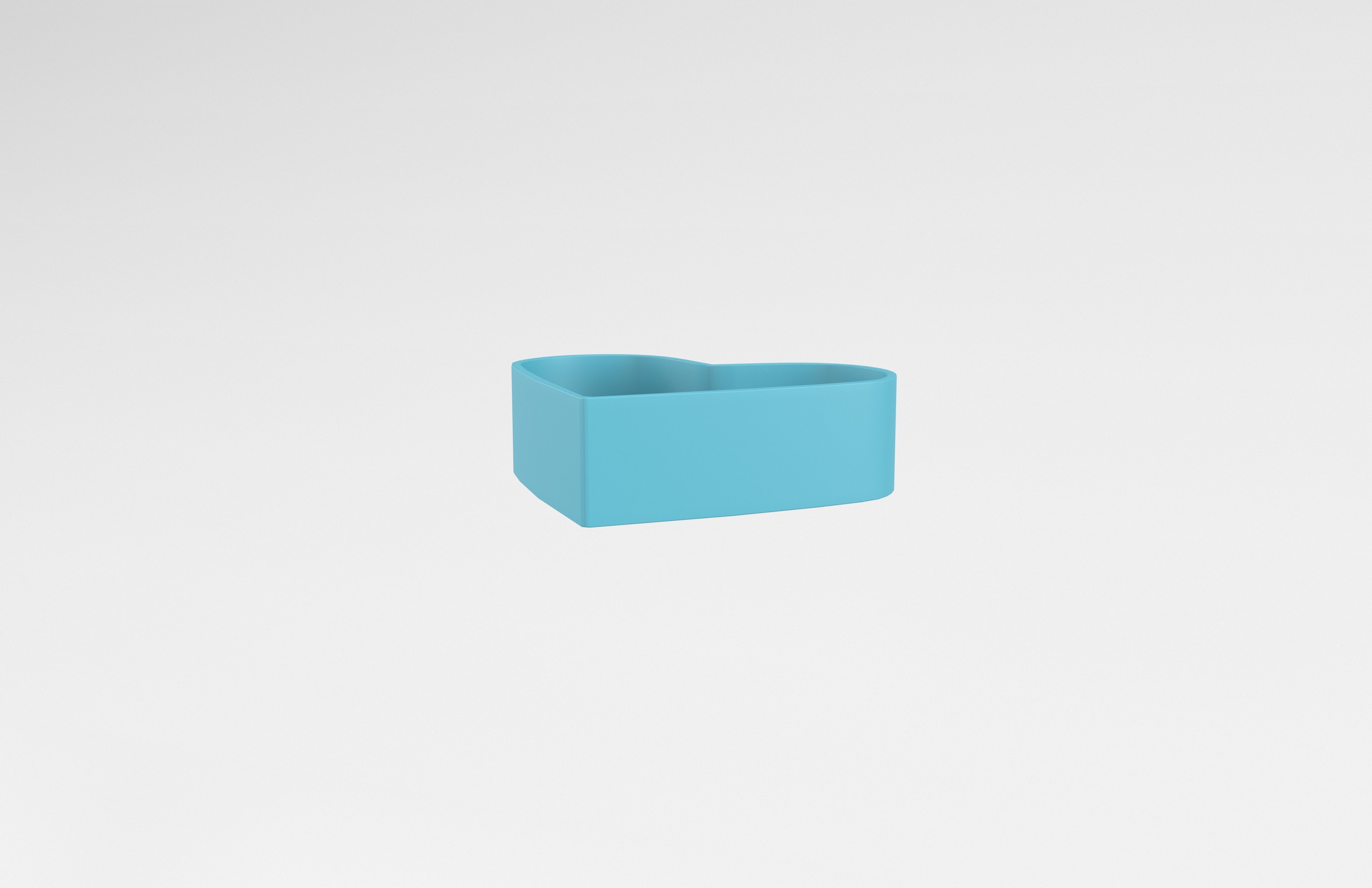 Heart Cookie Cutter v1 002 Low-poly 3D model_2