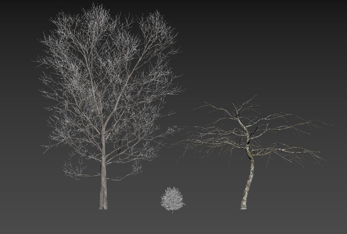 Winter Cabin House 3D model_30