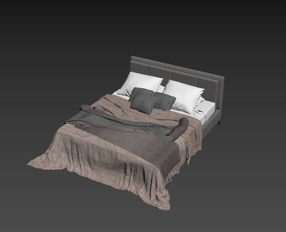 Winter Cabin House 3D model_35