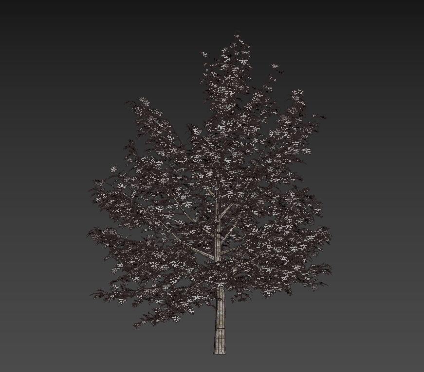 Winter Cabin House 3D model_38