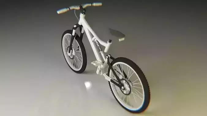 cycle mountain bike Free low-poly 3D model