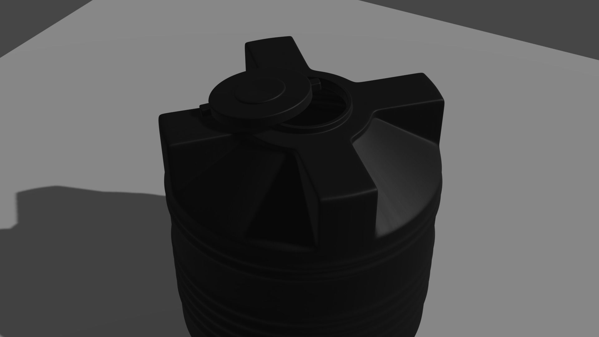 Industrial and household Water Tank Free 3D model_4