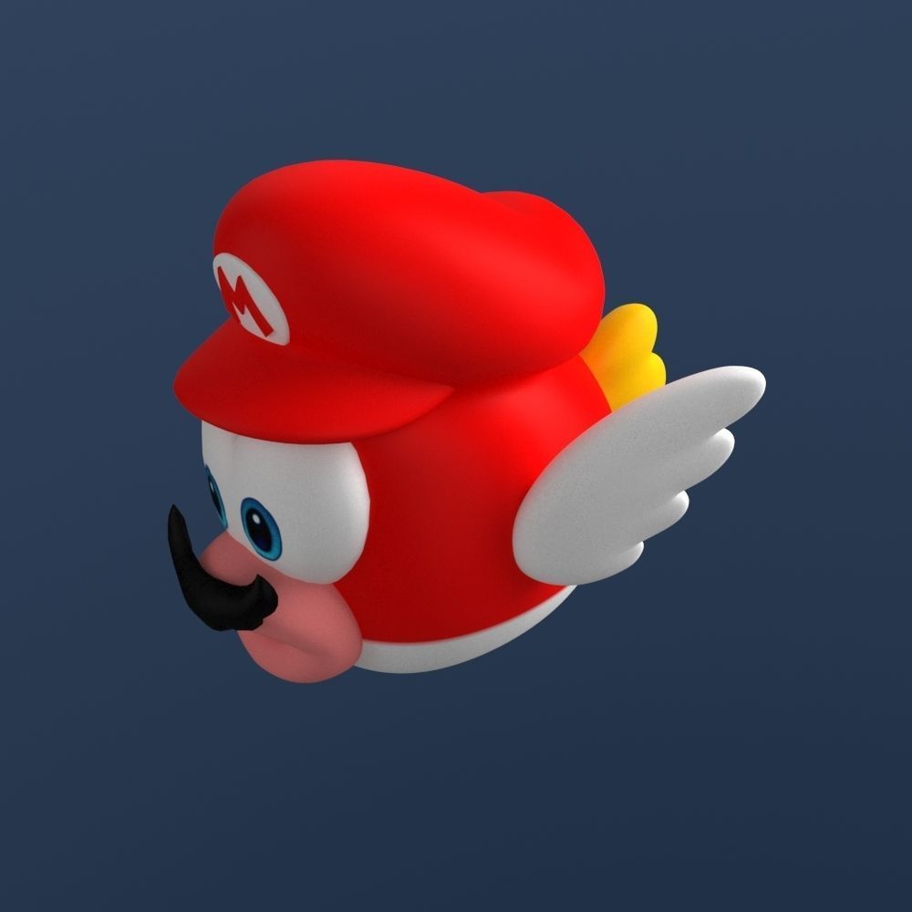 Super Mario Odyssey Cheep-cheep 3D print model_2