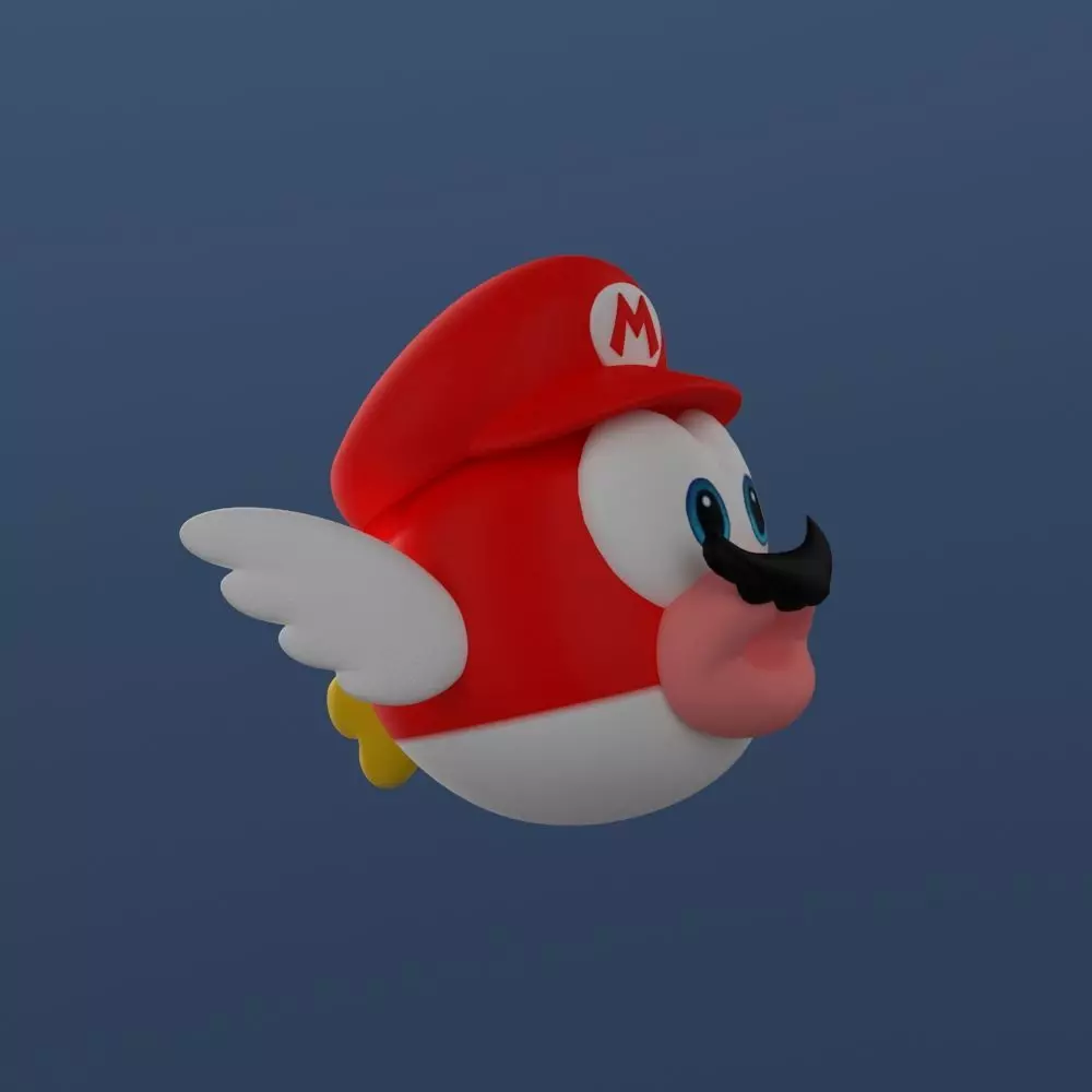 Super Mario Odyssey Cheep-cheep 3D print model_0