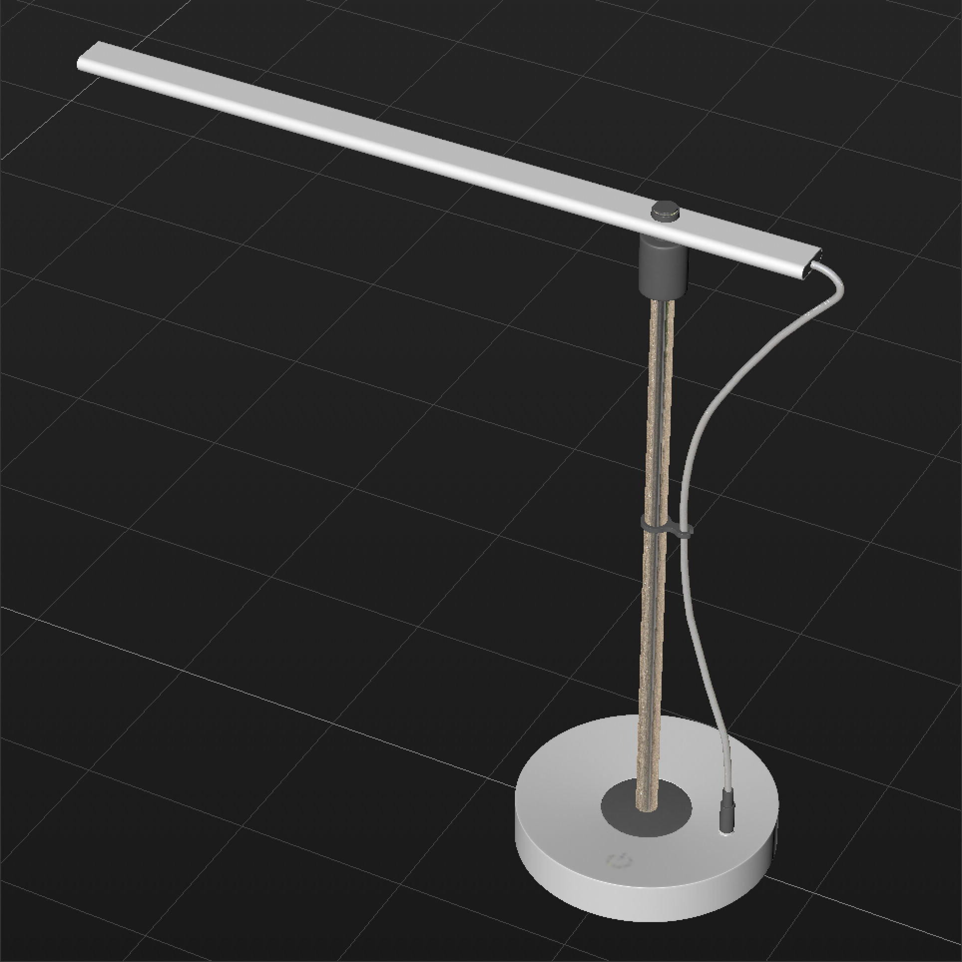 Modern Lamp 3D model_3
