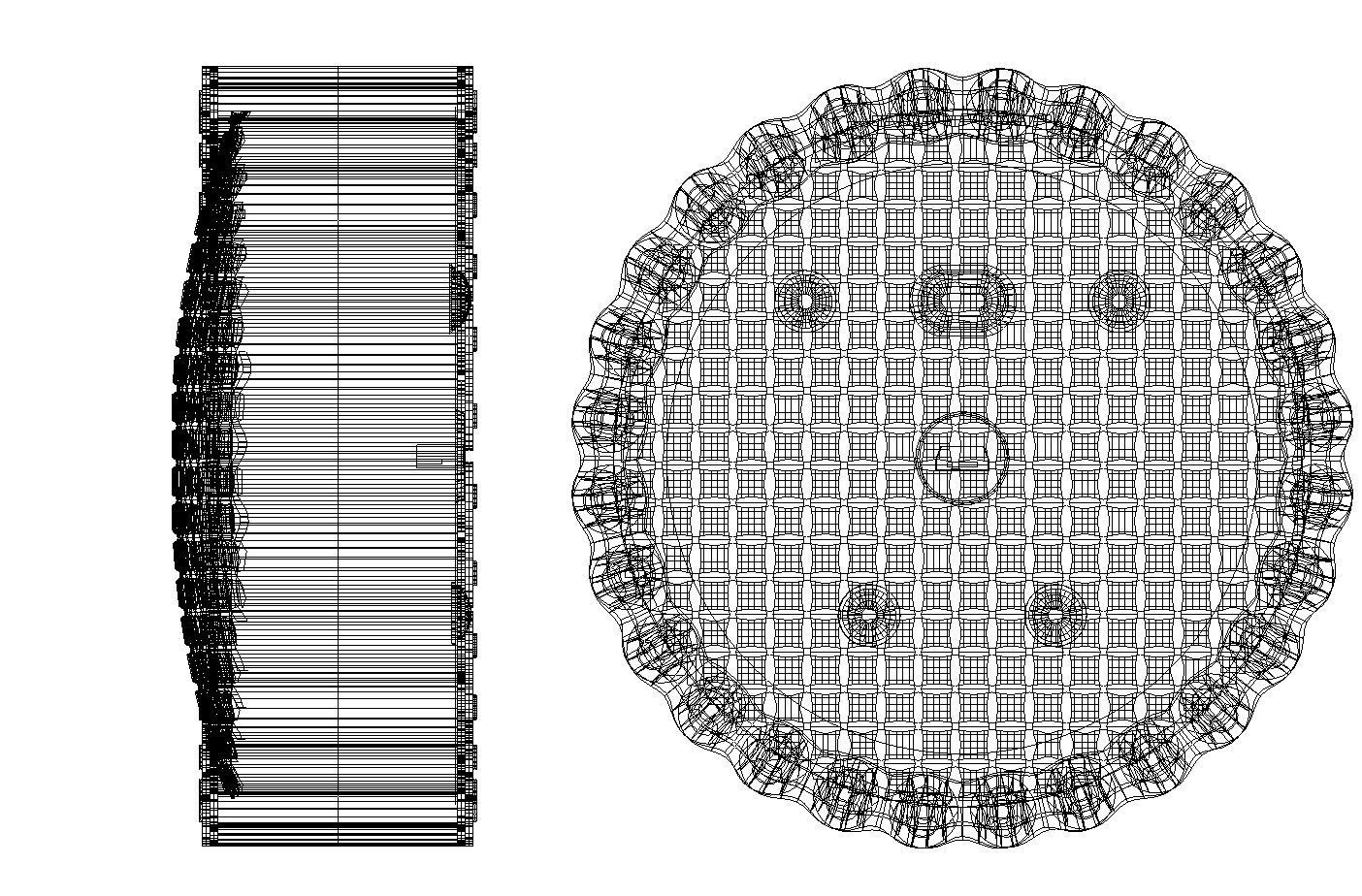 Speaker gear wheel 3D model_4