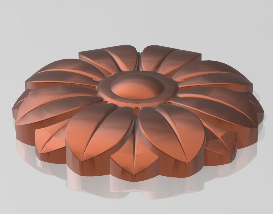 FLOWER - 1 copper 3D model_3