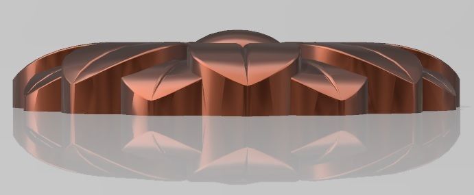 FLOWER - 1 copper 3D model_4