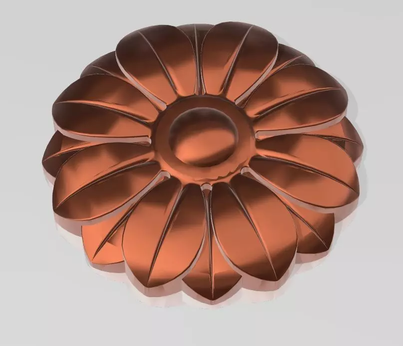 FLOWER - 1 copper 3D model_0
