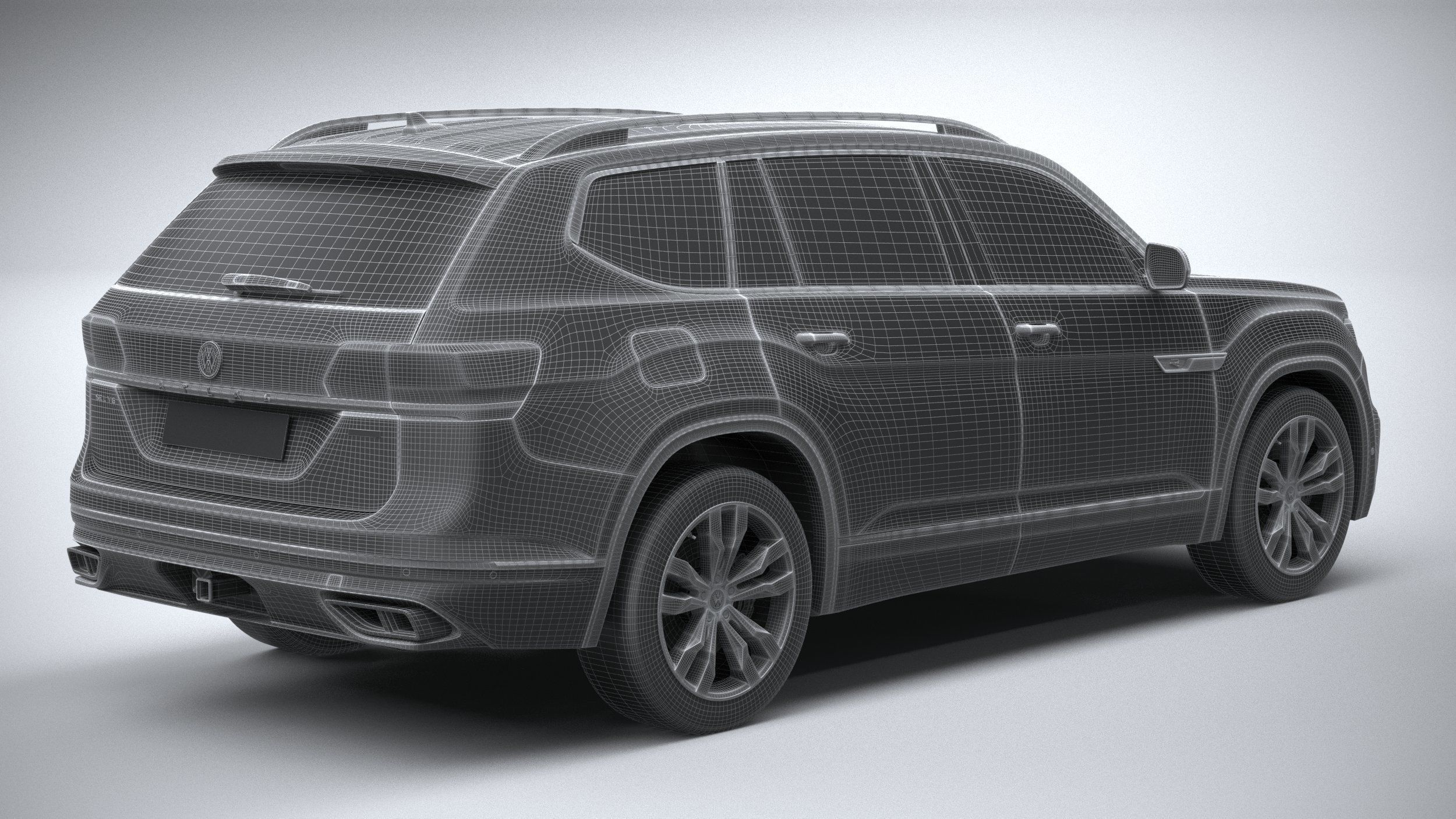 Volkswagen Atlas R-line 2021 3D model_27