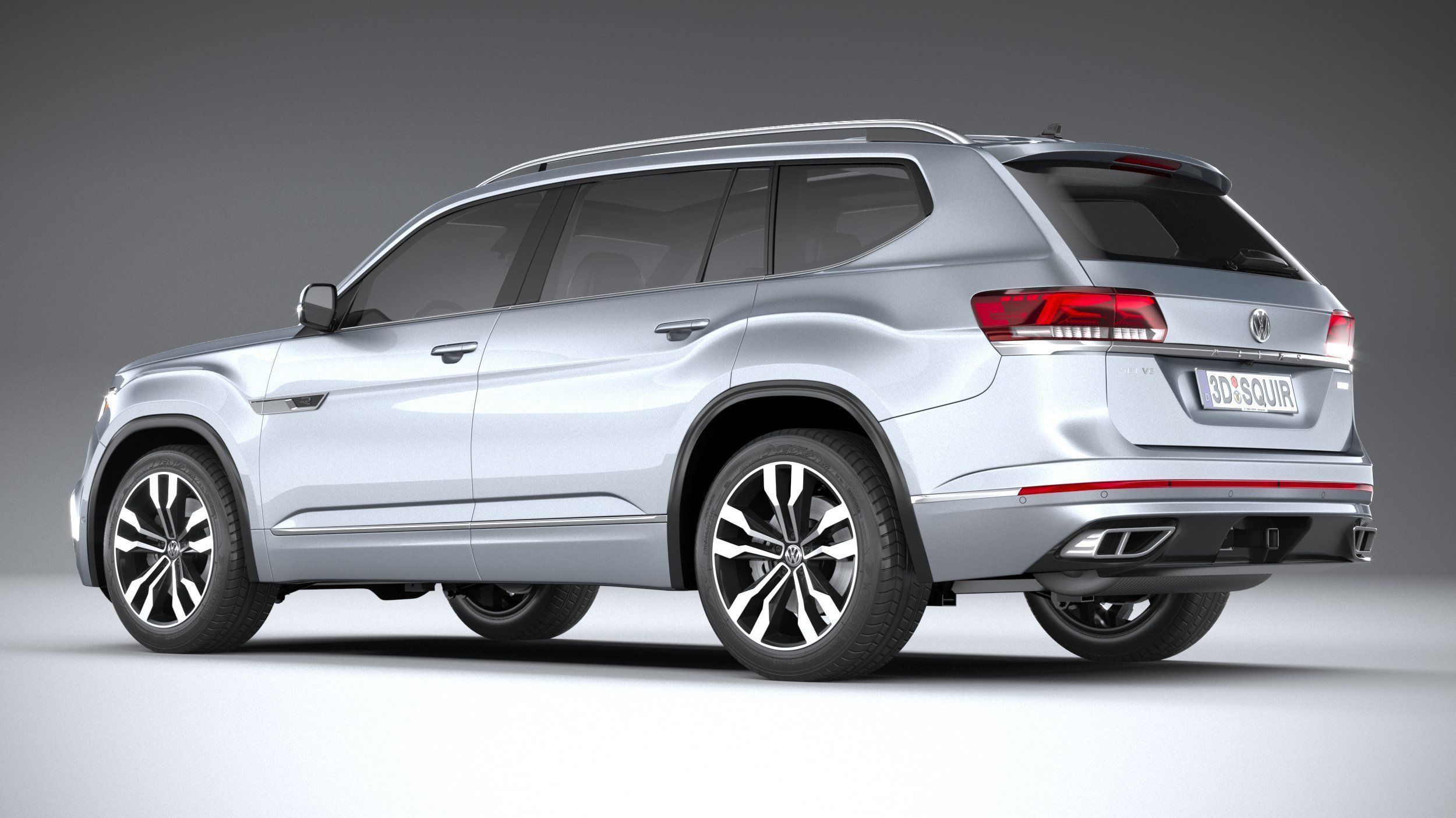 Volkswagen Atlas R-line 2021 3D model_5
