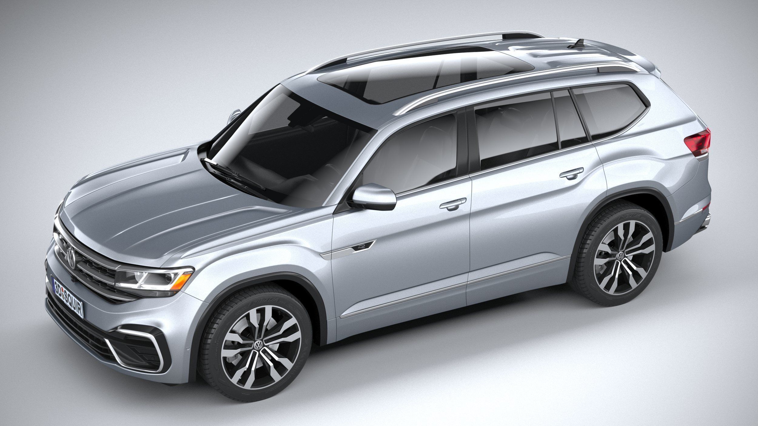 Volkswagen Atlas R-line 2021 3D model_7