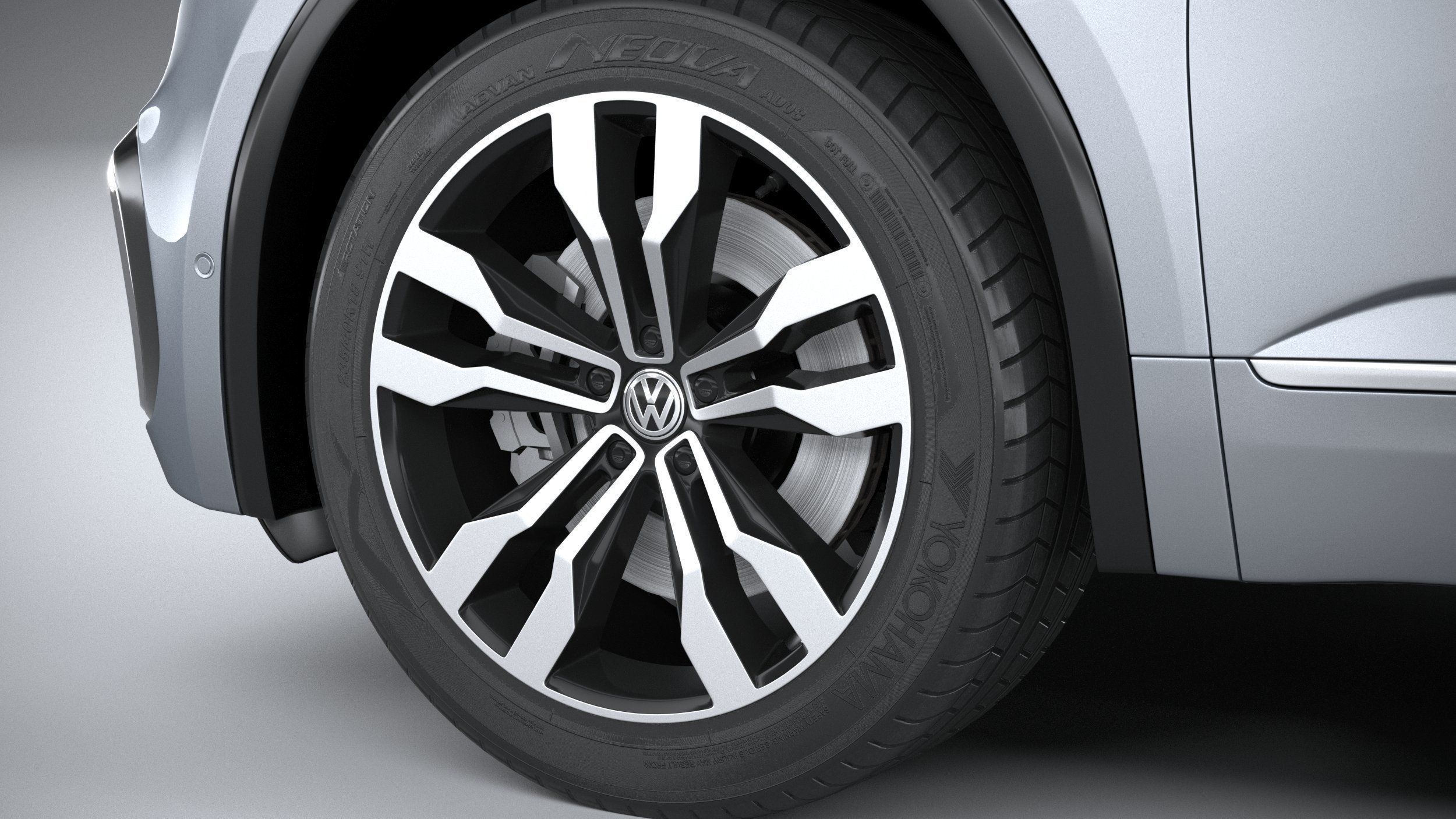 Volkswagen Atlas R-line 2021 3D model_16