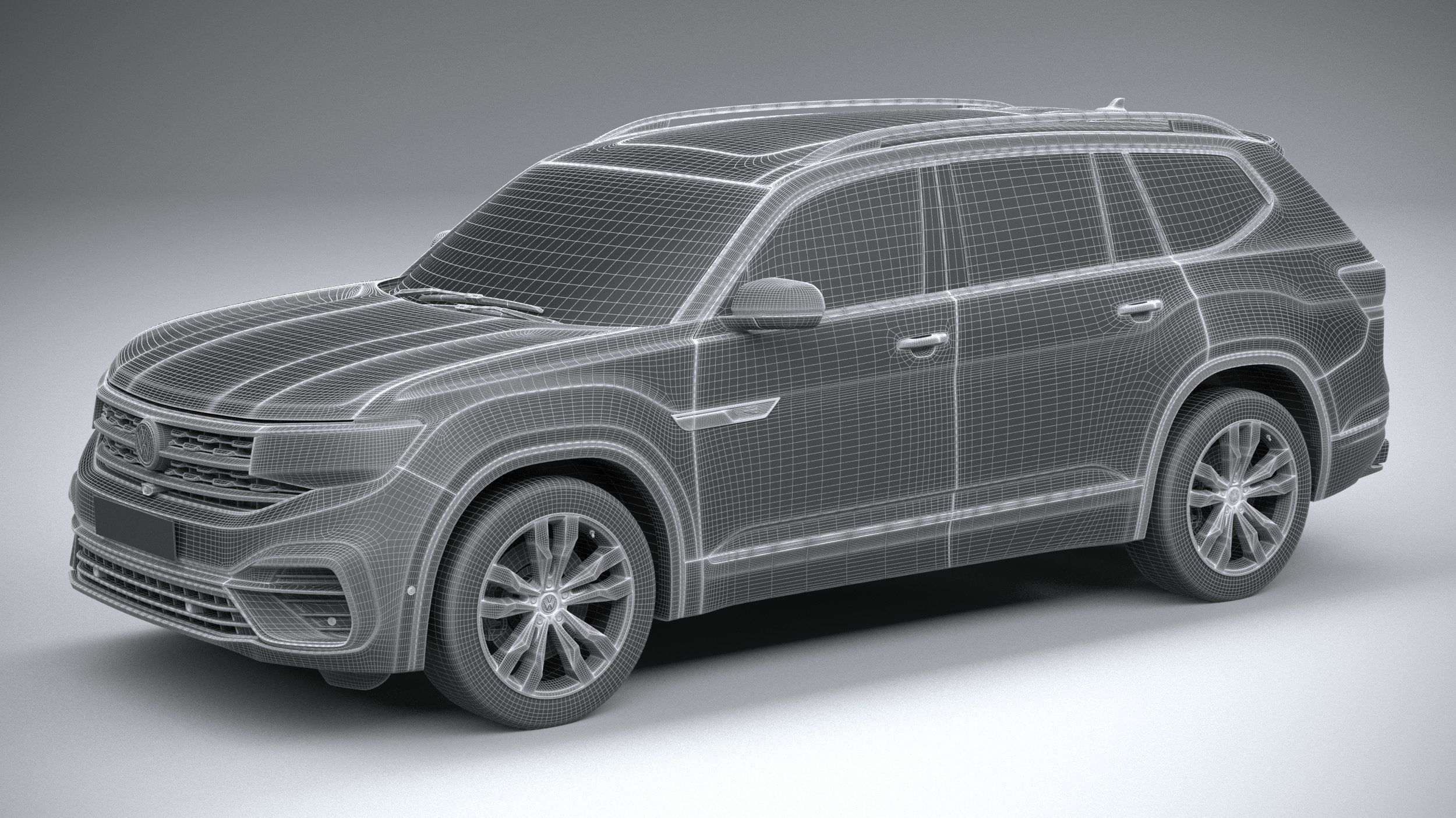 Volkswagen Atlas R-line 2021 3D model_26