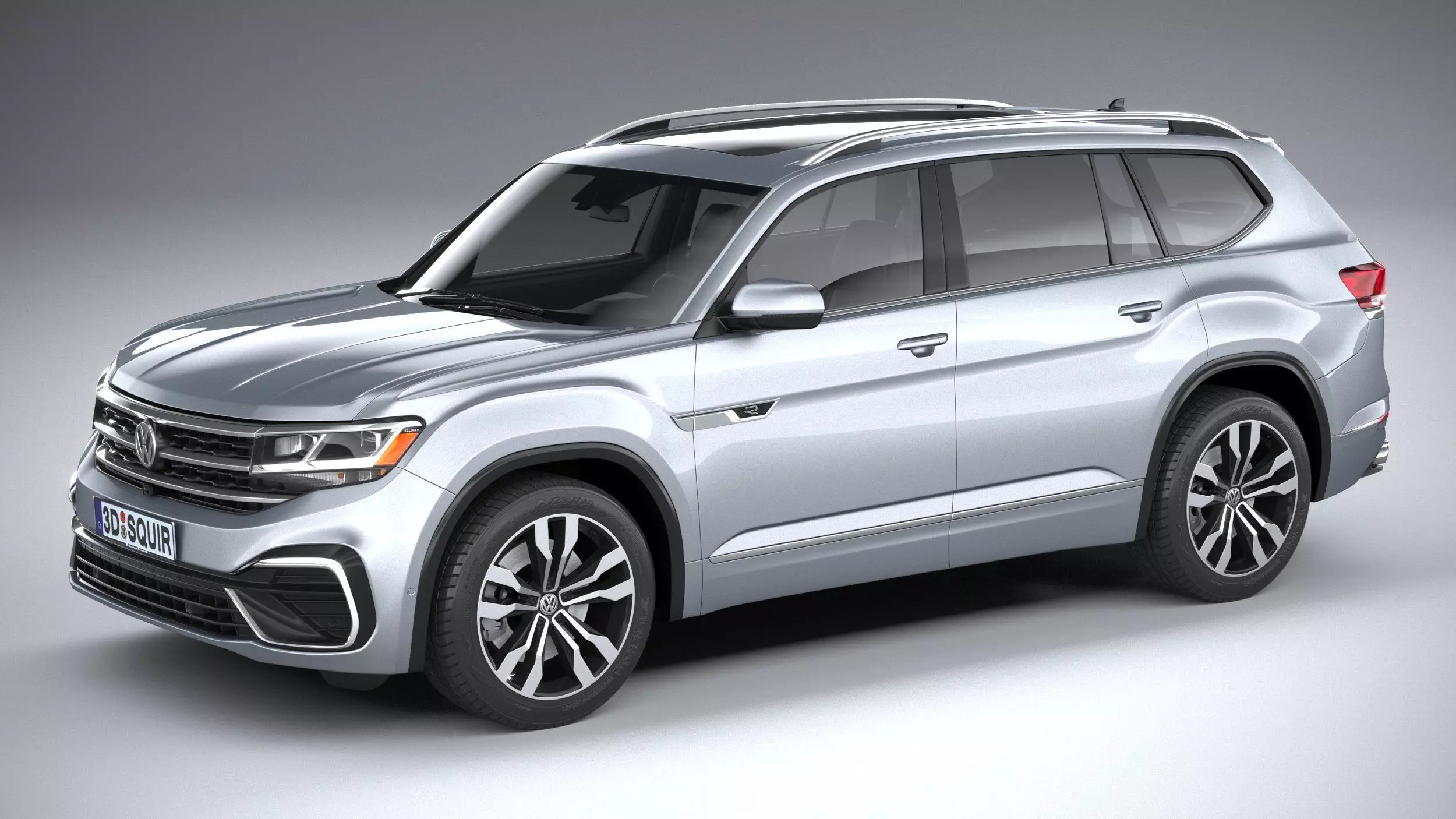 Volkswagen Atlas R-line 2021 3D model_0