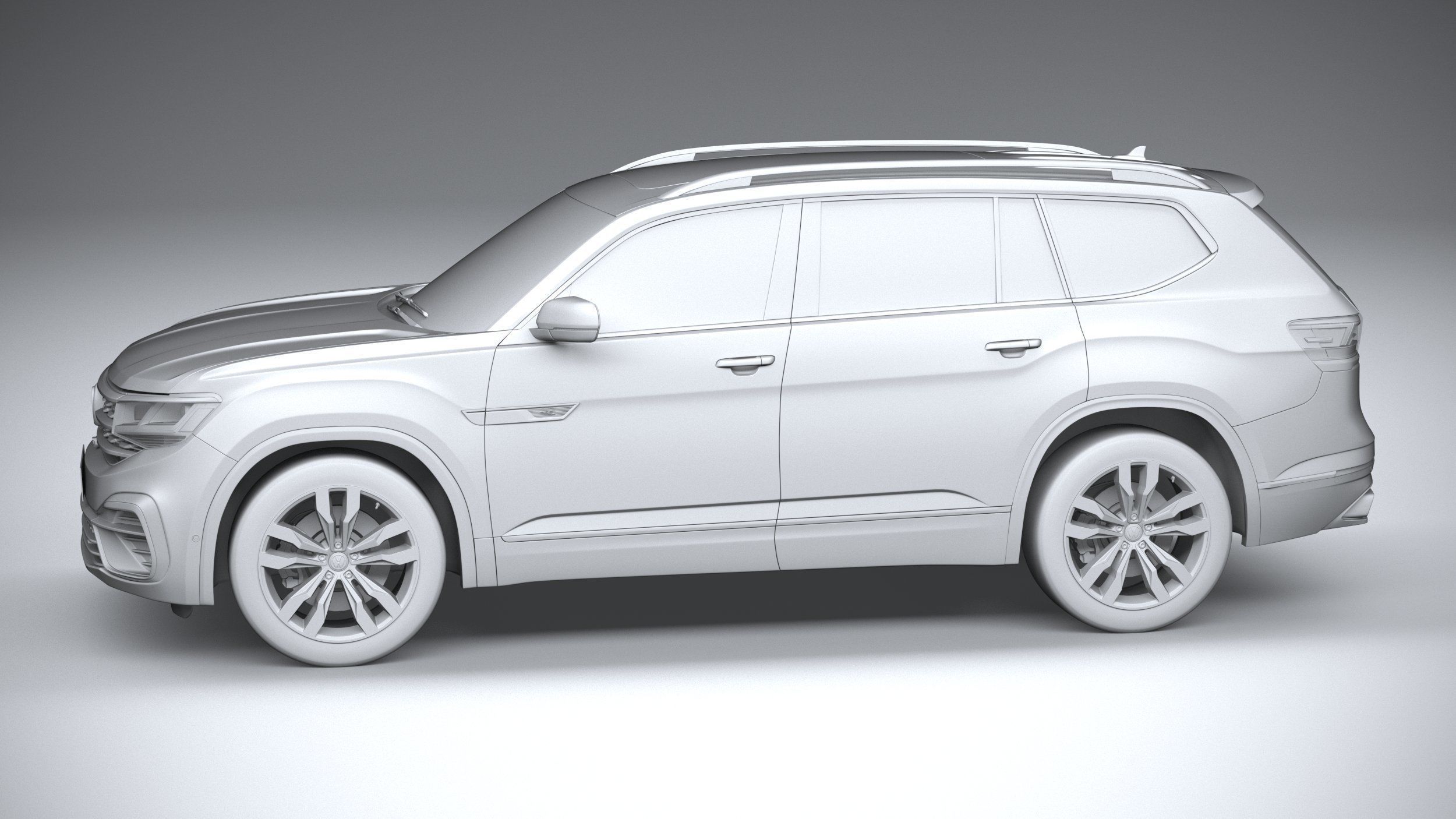 Volkswagen Atlas R-line 2021 3D model_22