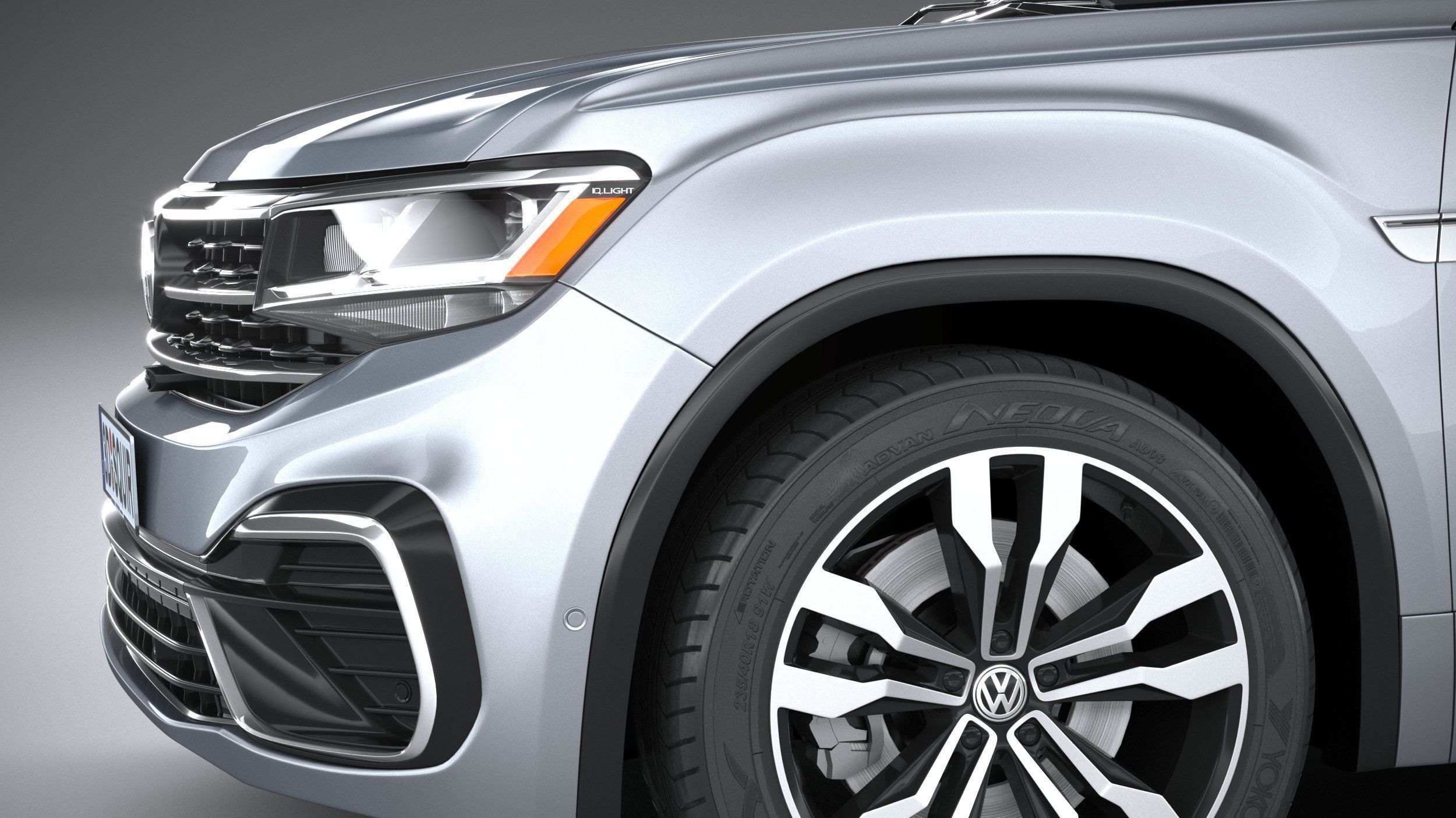 Volkswagen Atlas R-line 2021 3D model_3