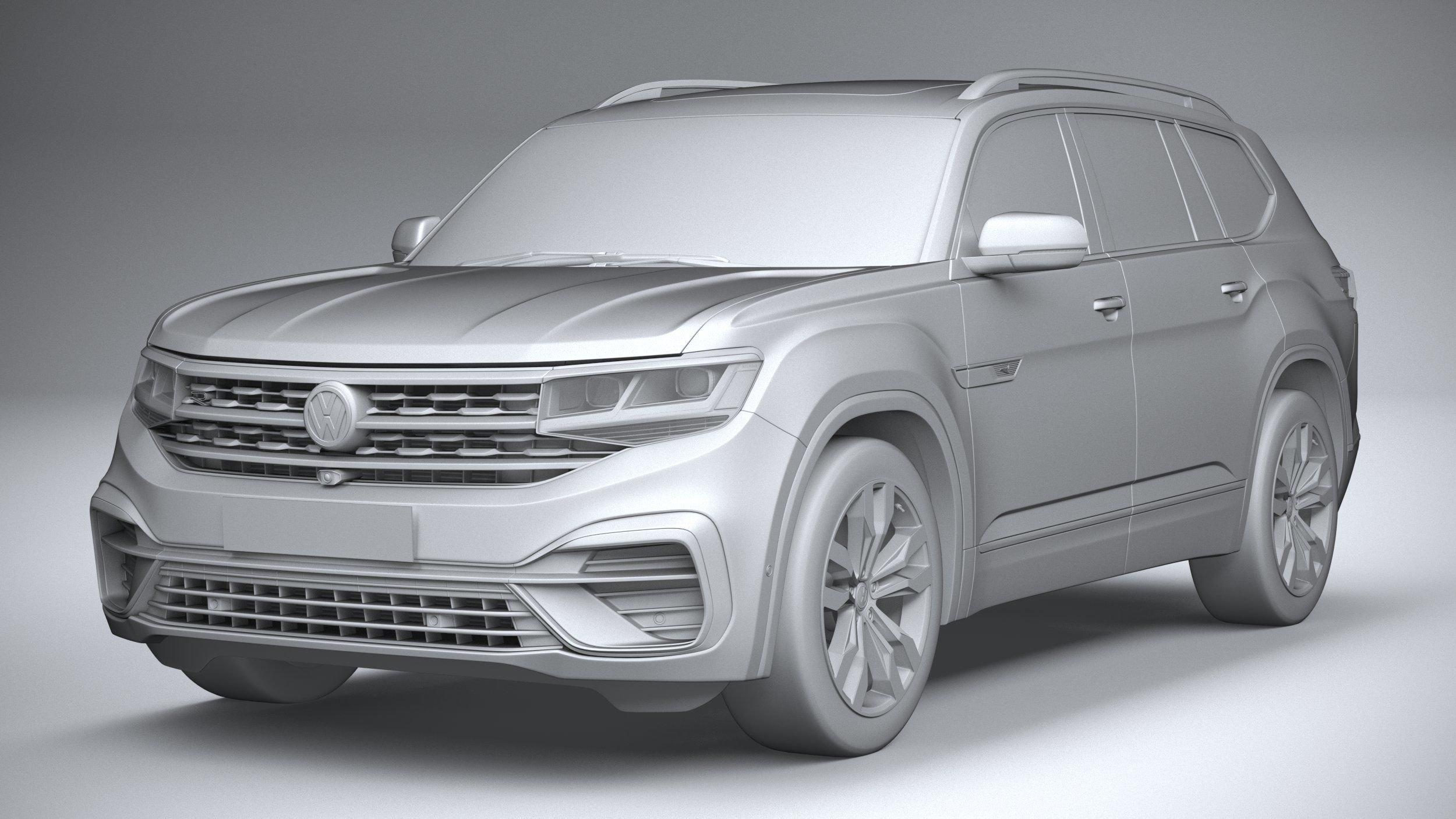 Volkswagen Atlas R-line 2021 3D model_20
