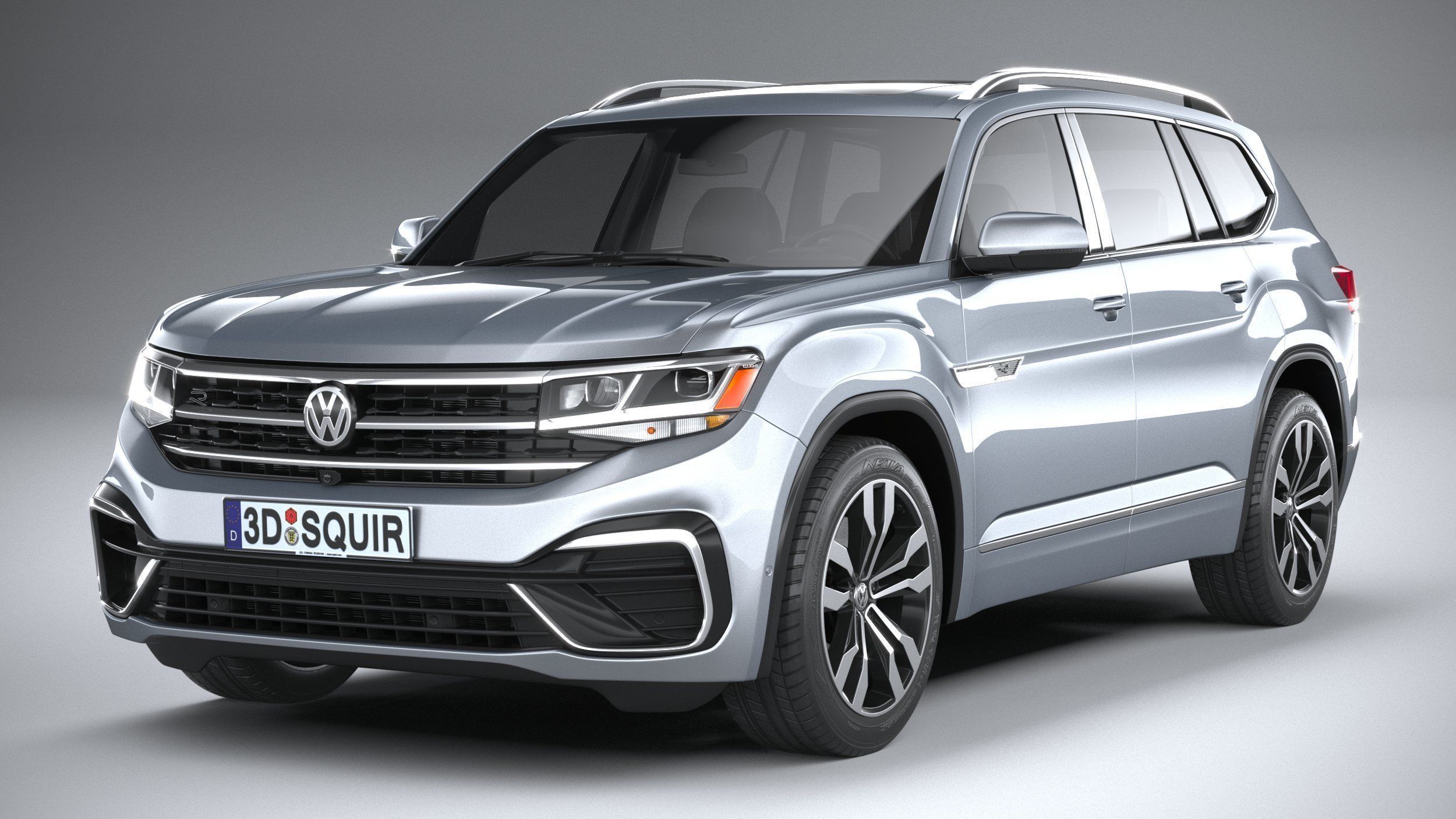 Volkswagen Atlas R-line 2021 3D model_2
