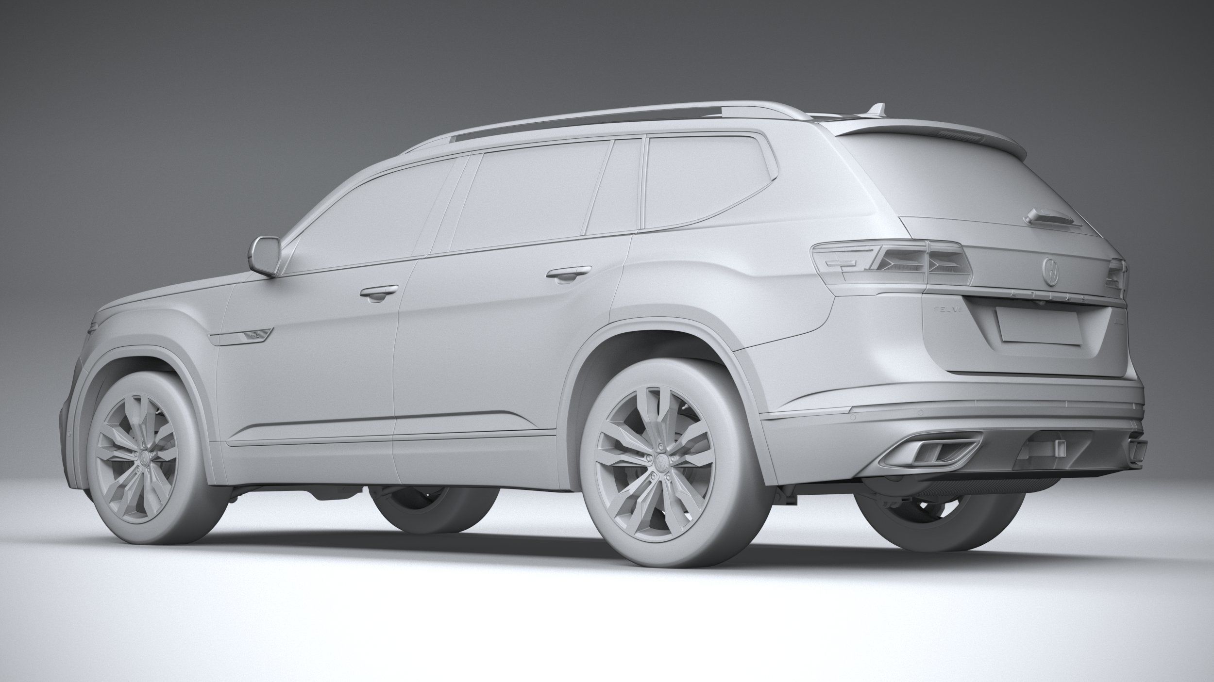 Volkswagen Atlas R-line 2021 3D model_21