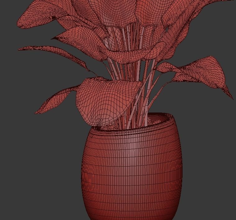 Potted Plant 22 3D model_4