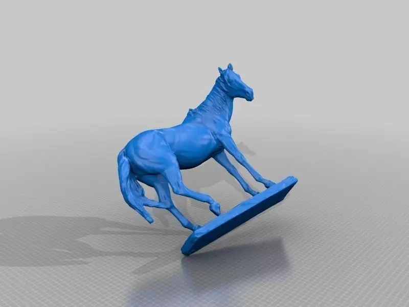 Horse Statue Color 3D Scan Free 3D print model_0