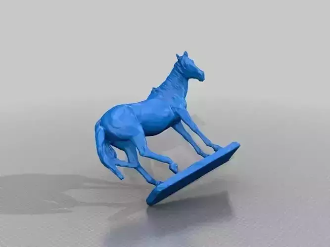 Horse Statue Color 3D Scan