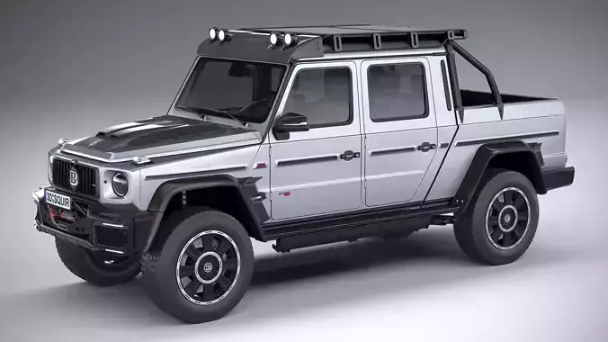 Brabus 800 Adventure XLP 2020 3D model Brabus 800 Adventure XLP 2020 3D model