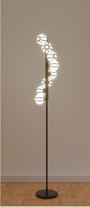 Unique flow lamp 3D model_1